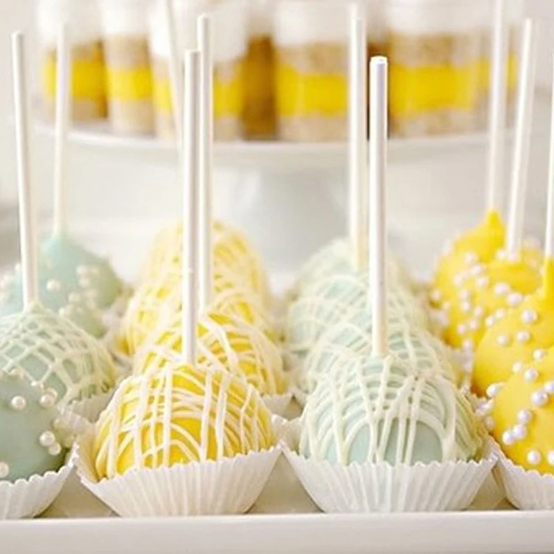 Cotton Candy Cone - Stik Lollipop Plastik 8/10/15cm untuk Cokelat,