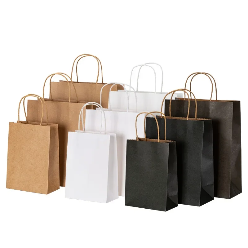 Party Event Supply Store - 10/20/30/40/50 buah/set Kantong Kertas Kraft dengan