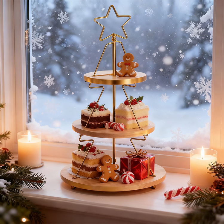 Cupcake Stand Tier - Tempat Kue Bertingkat Tiga DaS Light