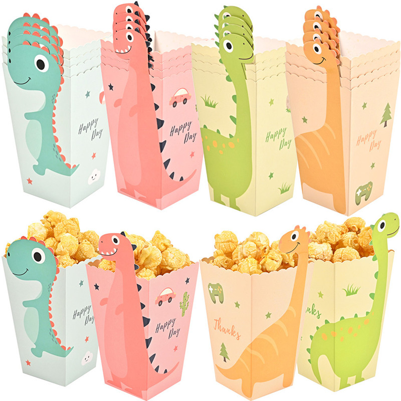 Kotak dinosaurus kartun 4 buah - Event Party Box ulasan dan harga