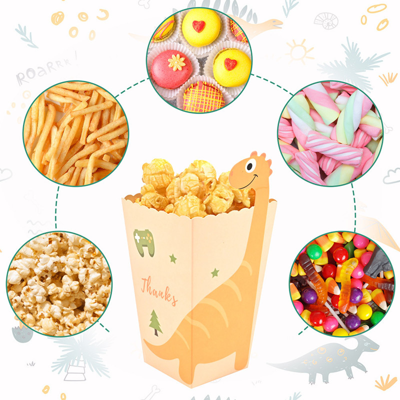Kotak dinosaurus kartun 4 buah - Event Party Box ulasan dan harga