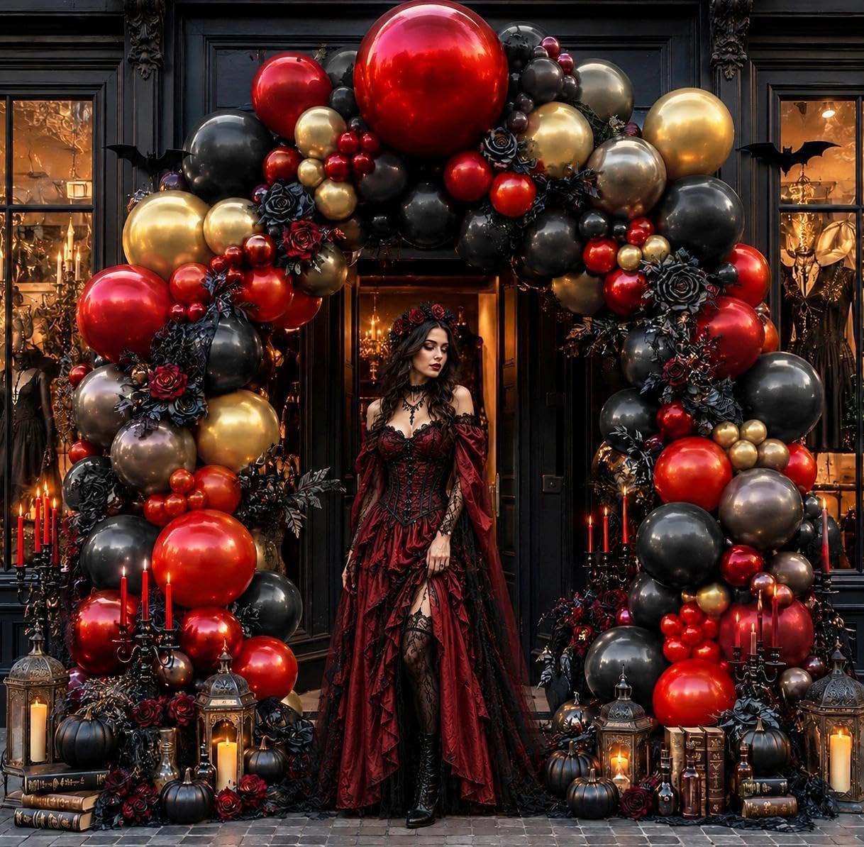 Kit Dekorasi Balon Halloween,  - Balloon Arch Kit ulasan dan harga