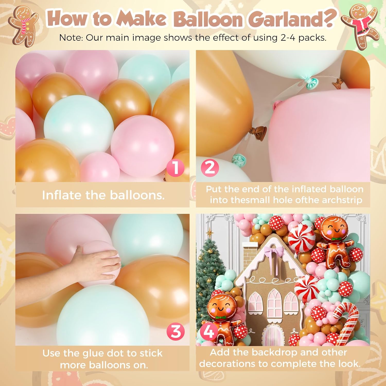 160Pcs Kit Dekorasi Balon Nata - Balloon Arch Kit ulasan dan harga