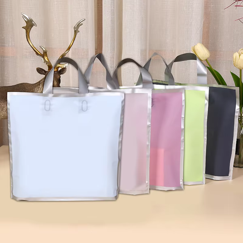 50Pcs Tas belanja tangan frost - Party Event Supply Store ulasan dan harga