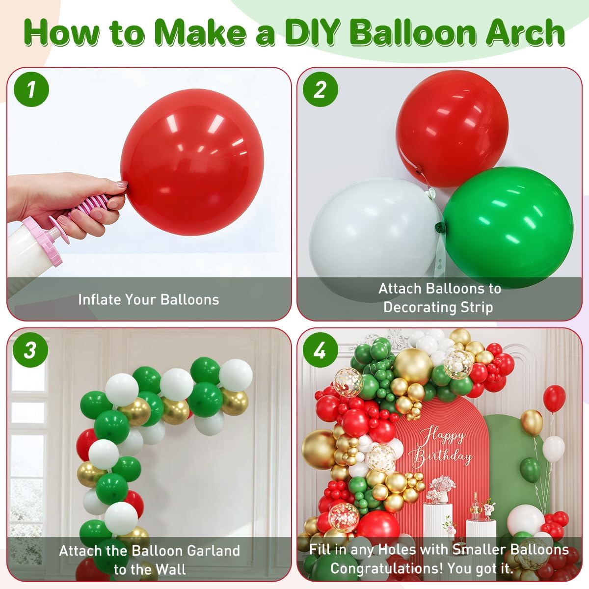 Kit Dekorasi Balon Lengkung Me - Balloon Arch Kit ulasan dan harga