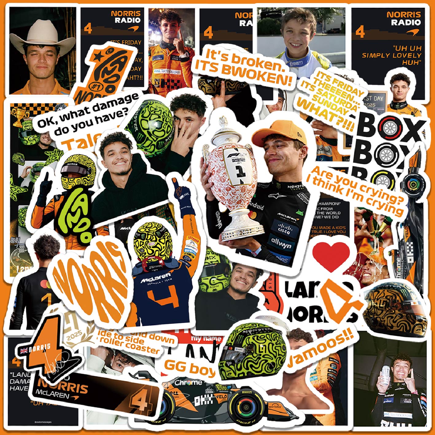 5-6 Lembar Stiker F1, Stiker N - Supply Event ulasan dan harga