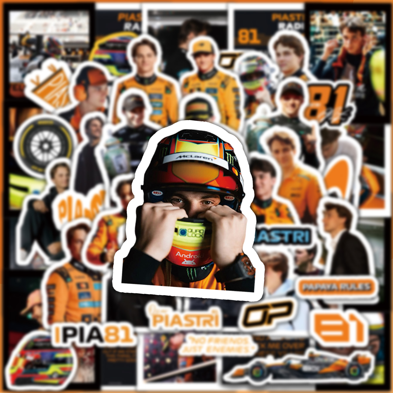 5-6 Lembar Stiker F1, Stiker N - Supply Event ulasan dan harga