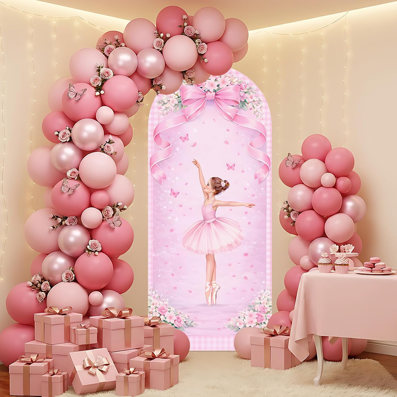 Backdrop Kustom 2 Sisi Bentuk  - Dessert Table Backdrop ulasan dan harga