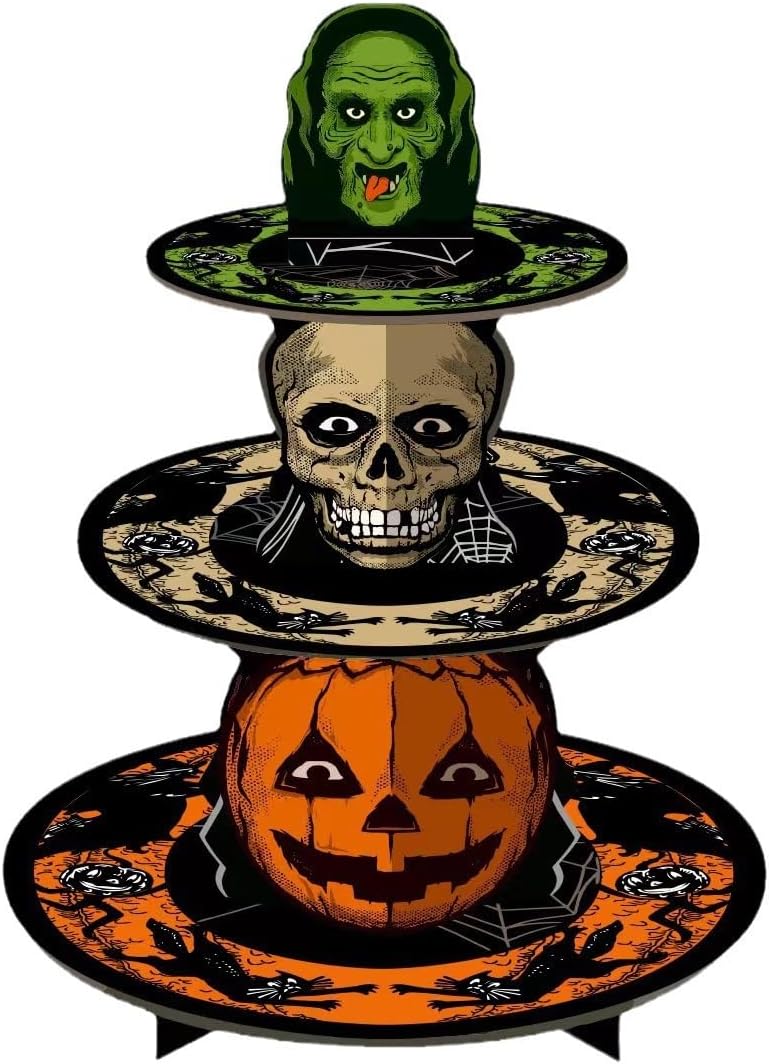 Halloween Cupcake Stand 3 Ting - Cupcake Stand Tier ulasan dan harga