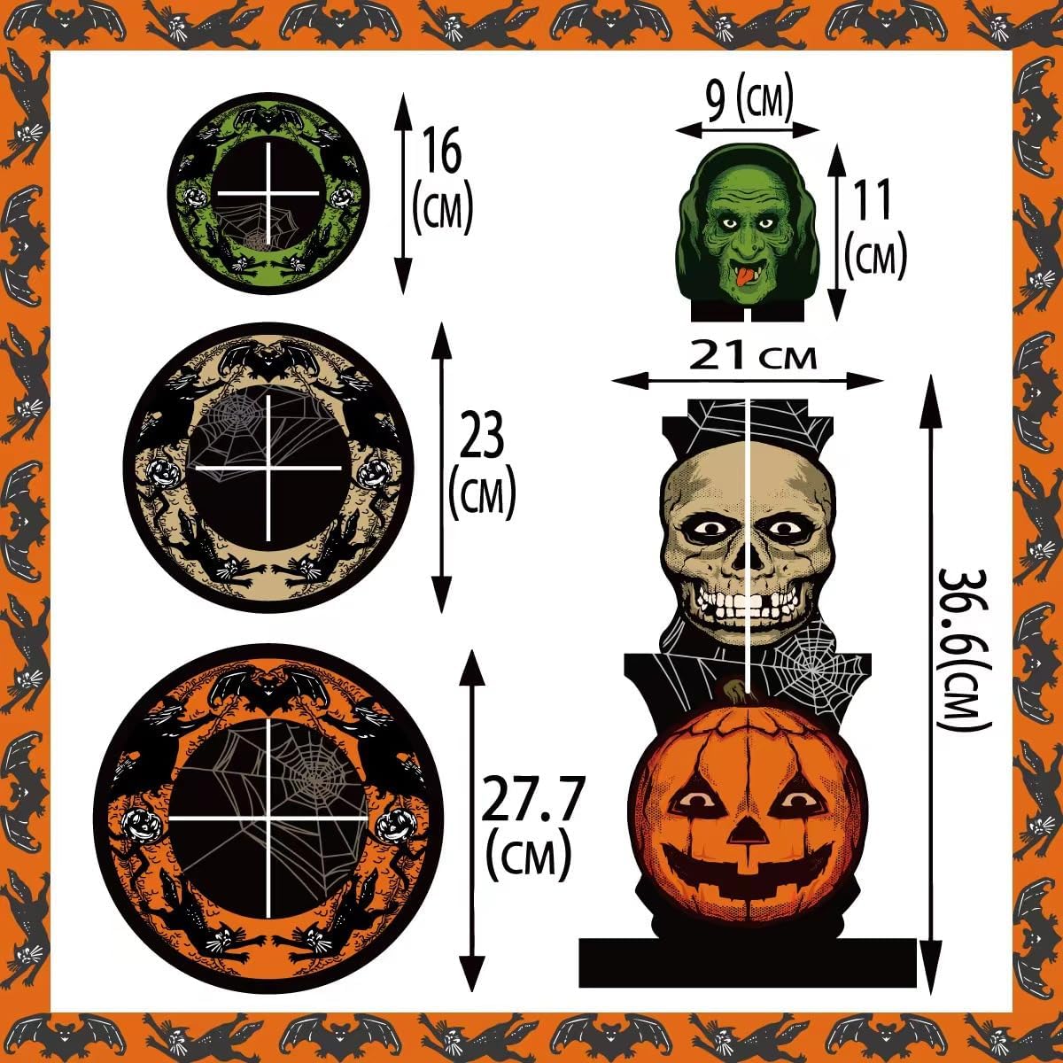 Halloween Cupcake Stand 3 Ting - Cupcake Stand Tier ulasan dan harga
