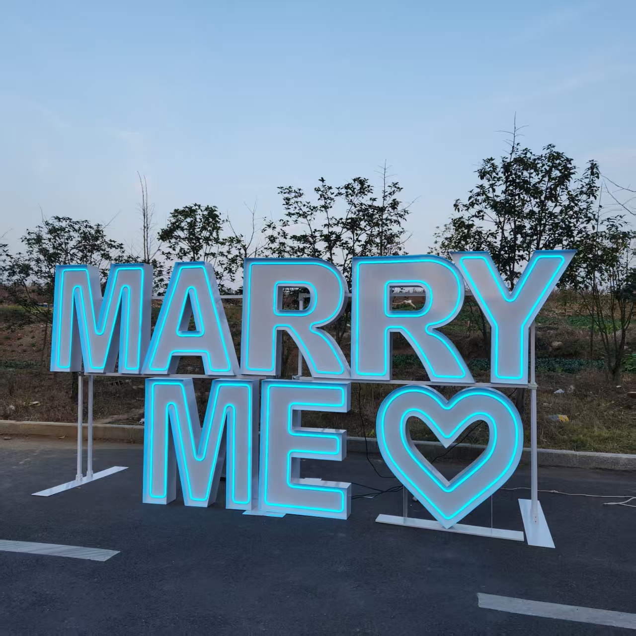 MARRY ME Lampu Neon LED RGB Me - Event Party Supply Rental ulasan dan harga