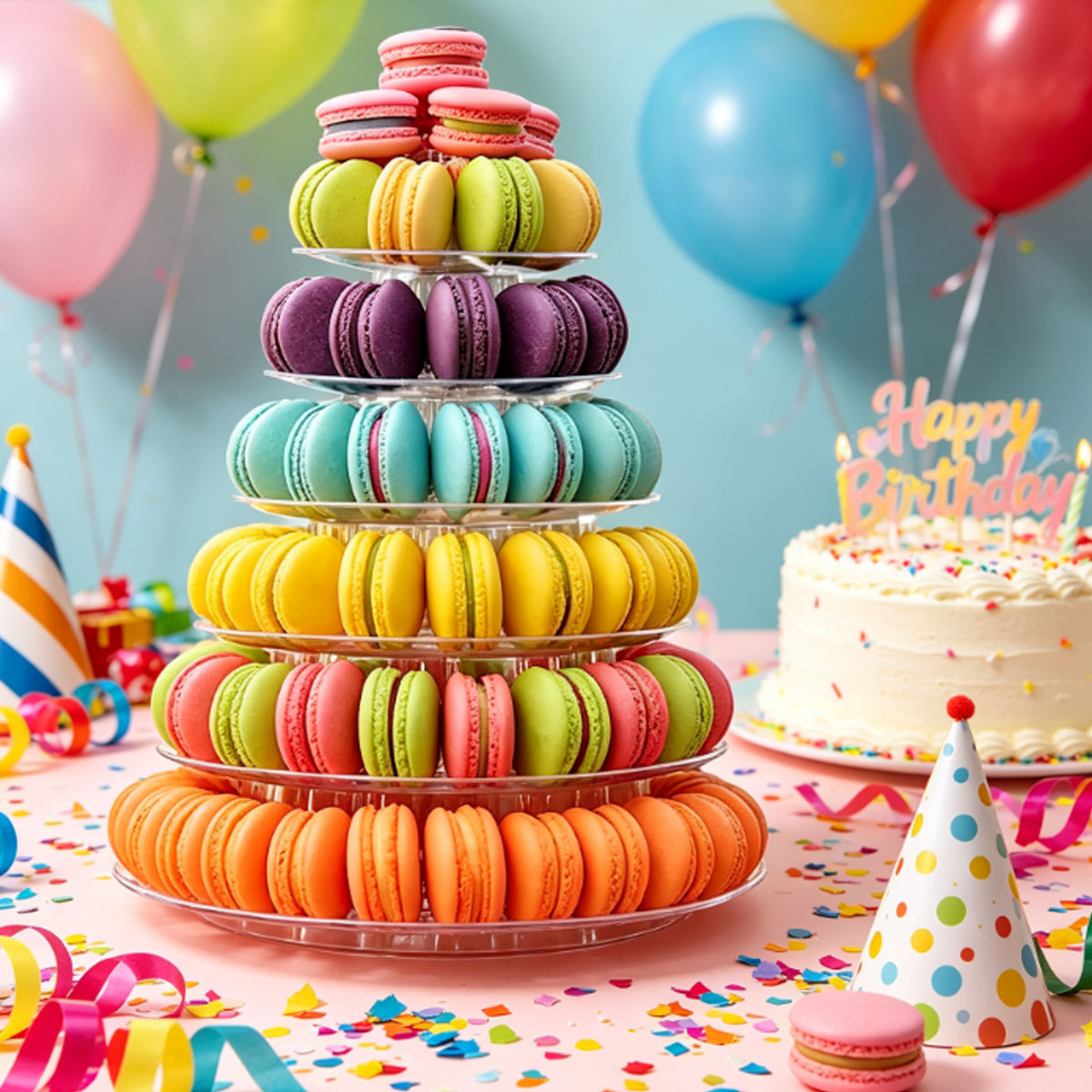 1 Buah Rak Kue Plastik Bening  - Cupcake Stand Tier ulasan dan harga