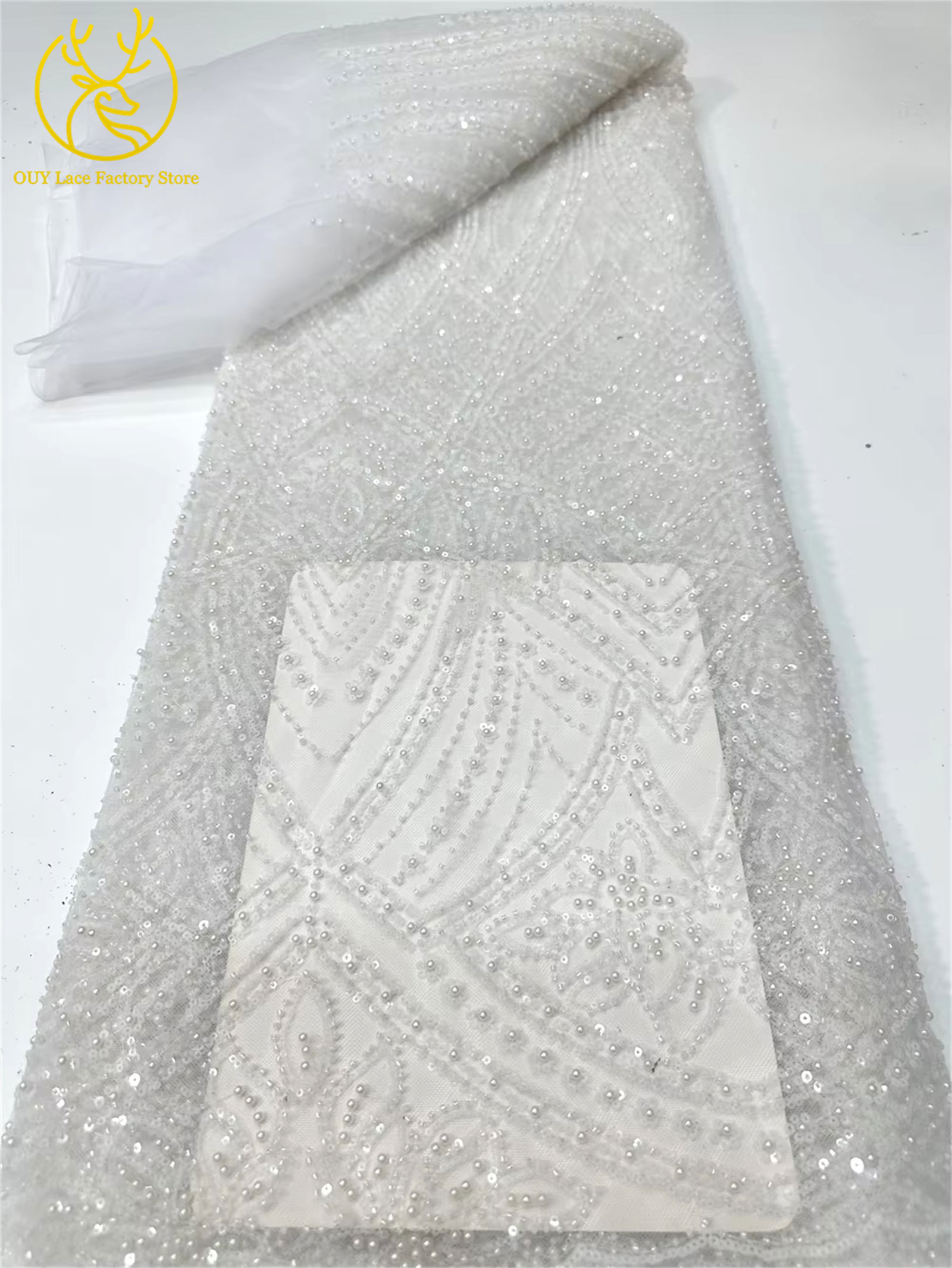 Kain Renda Manik-manik Emas Af - Glitter Tablecloth ulasan dan harga
