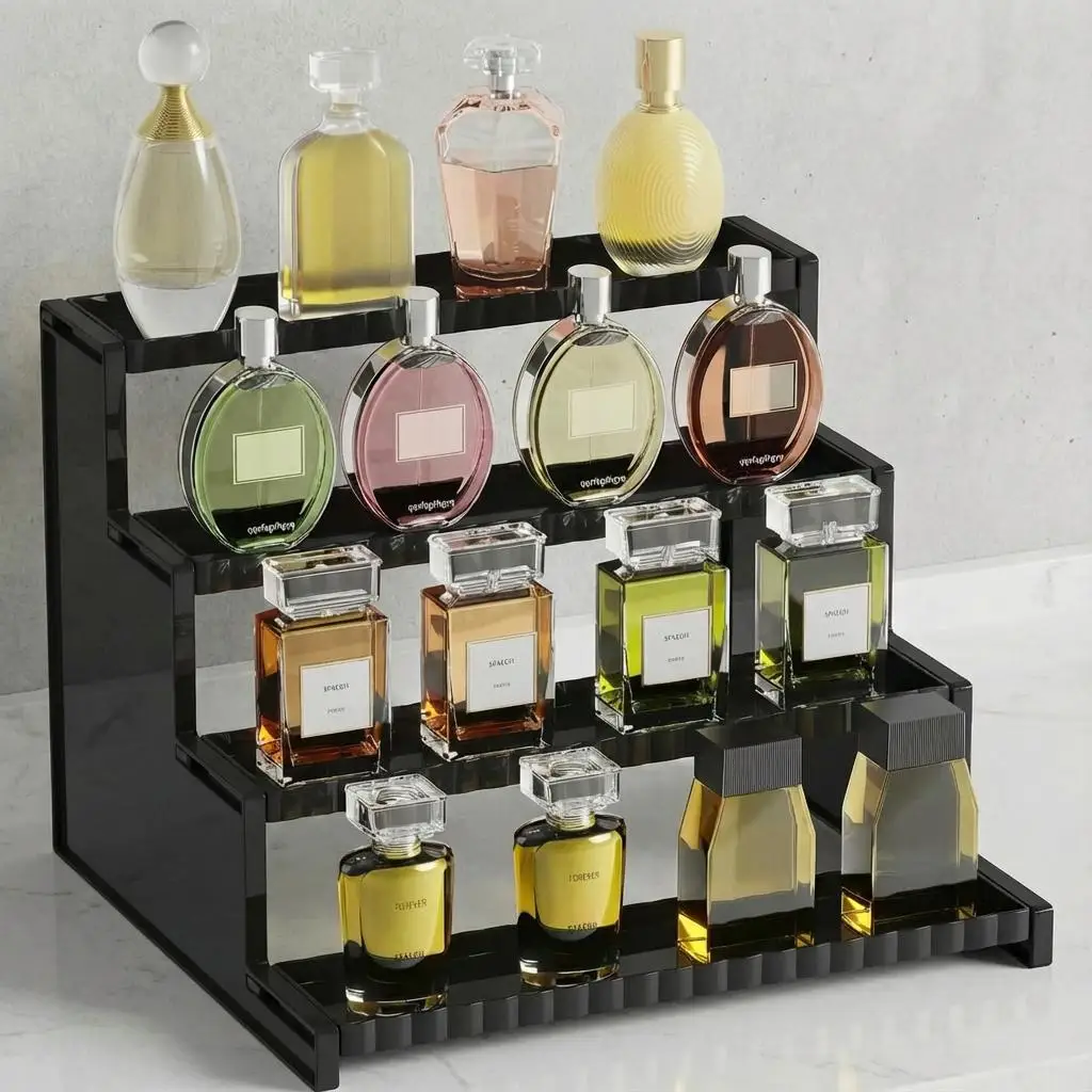 Rak Display Hitam 4 Tingkat 12 - Cupcake Stand Tier ulasan dan harga
