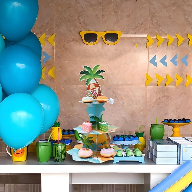 Stand Cupcake Pantai Hawaii 3  - Cupcake Stand Tier ulasan dan harga