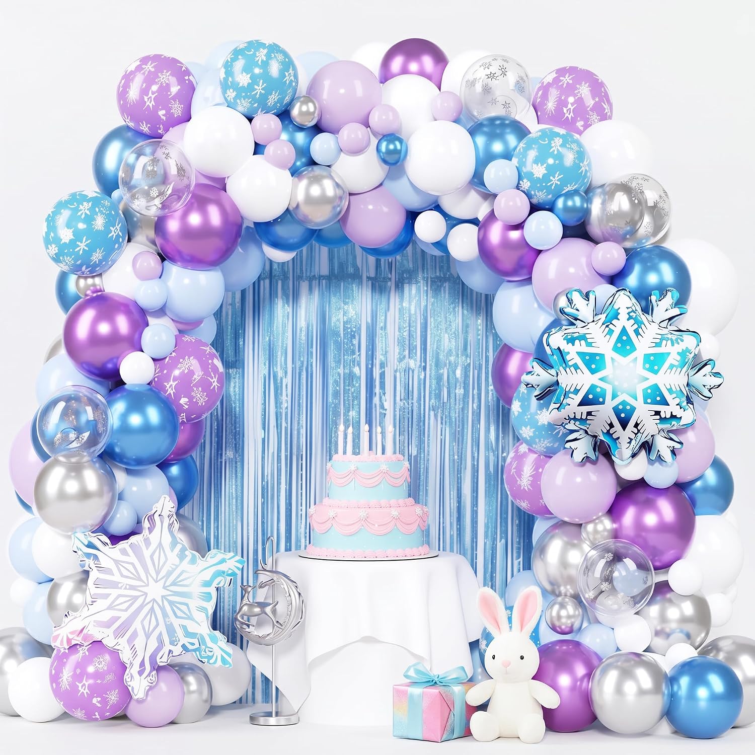 148Pcs Kit Dekorasi Pesta Wint - Balloon Arch Kit ulasan dan harga